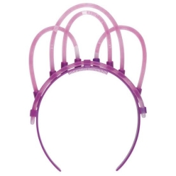 Glow-in-the-Dark Crown Tiara Purple